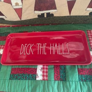 Rae Dunn Christmas Holiday Food Tray Decoration